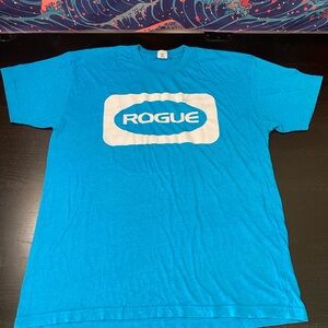 American Apparel Bright Blue Rogue Logo Tee